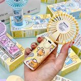  Quạt tay cầm hình thú dễ thương 500mAh 