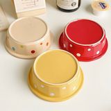  Bát dẹt chấm bi 14,5cm 