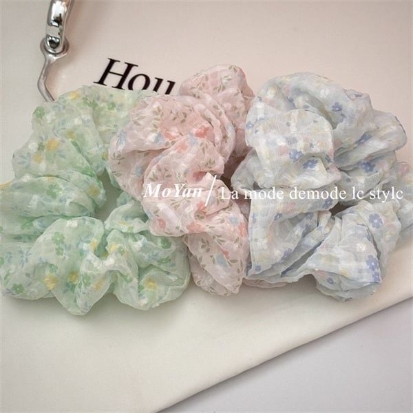  Scrunchies hoa nhí vintage 