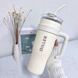  Cốc giữ nhiệt Diller kèm ống hút 1200ml 