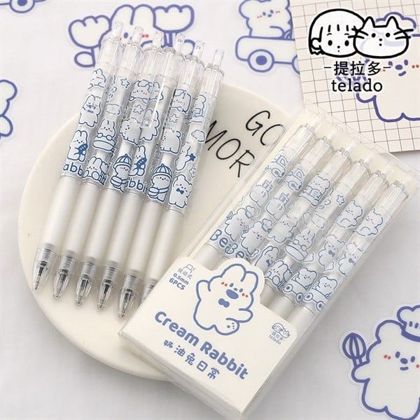  Bút Telado thỏ set 6c 