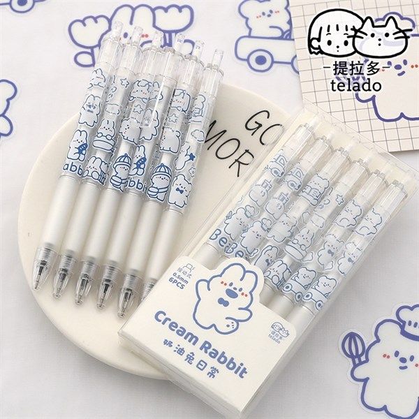  Set 6c bút Telado thỏ 