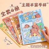  Sổ tô màu Capybara 