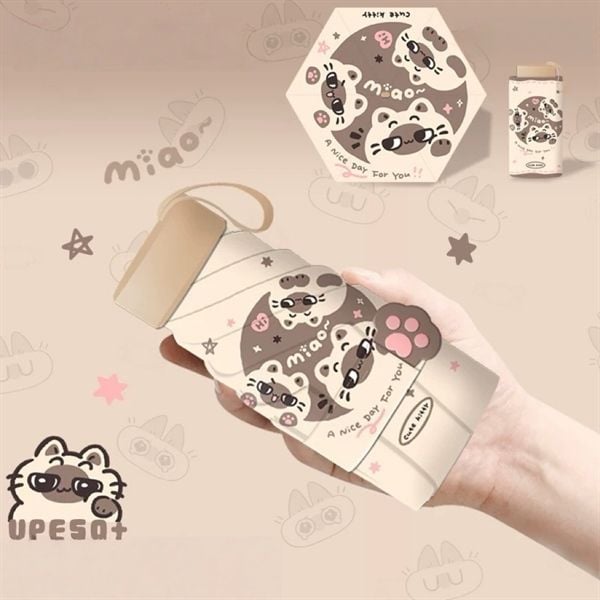  Ô gập gọn mèo mun 