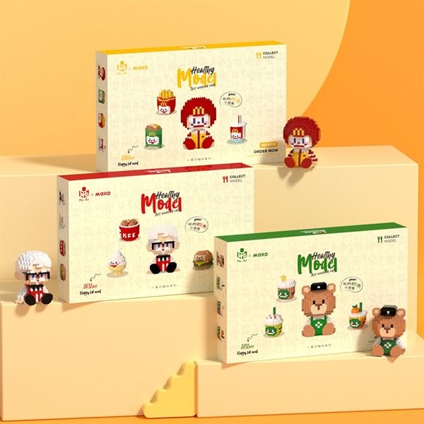  Xếp hình Healthy Model bộ 4c 