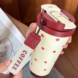 Cốc giữ nhiệt Coffee 500ml - Mèo táo sọc 