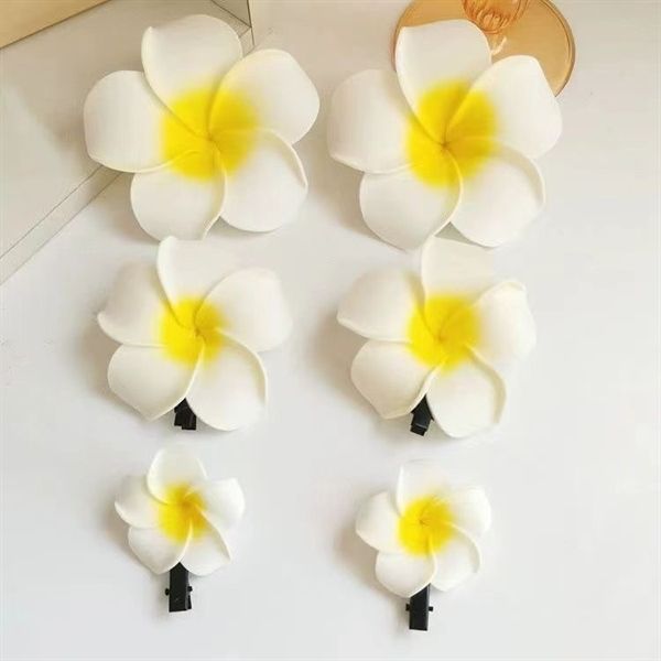  Kẹp hoa sứ xốp ombre vàng 