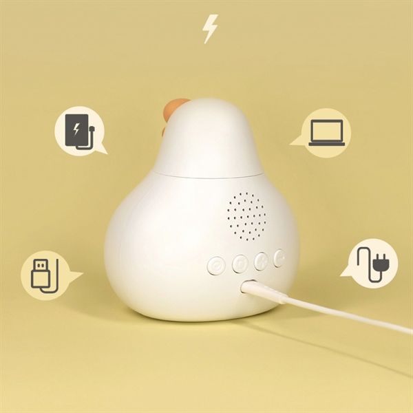  Đồng hồ đèn ngủ vịt môi dày 