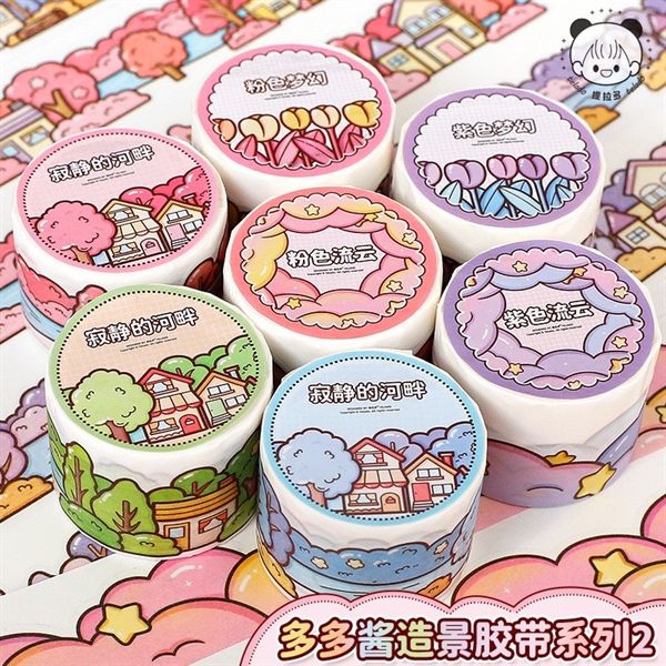  Washi tape dải hình dài Telado 