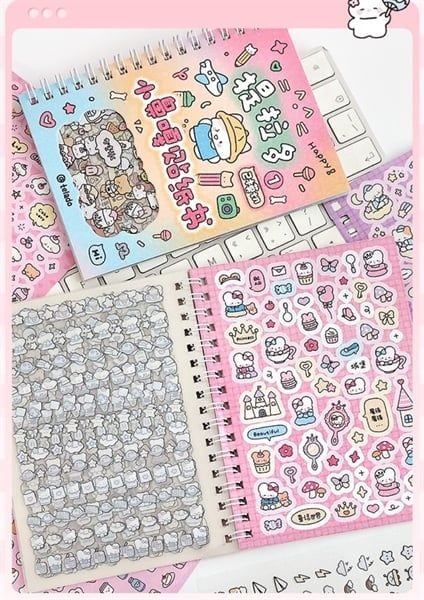  Sổ Sticker lấp lánh Telado 16 trang 