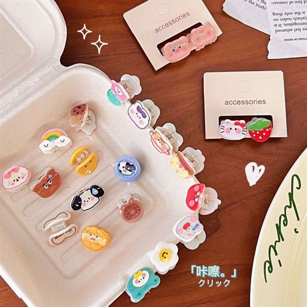  Set 2 kẹp mini màu sắc 