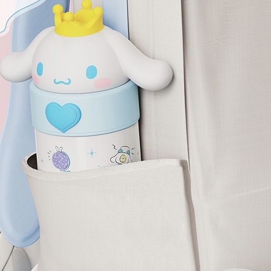  Bình giữ nhiệt Sanrio đầu silicon 350ml 