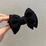  Kẹp càng cua nơ ánh nhũ 