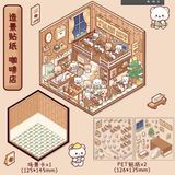  Sticker góc phòng 3/4 cửa hàng 