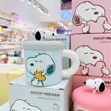  Cốc Snoopy nắp silicon 360ml 