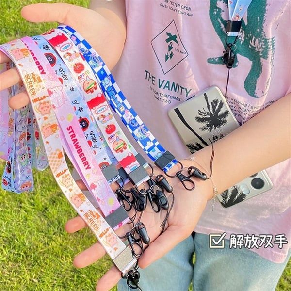  Dây vải đeo cổ màu sắc 