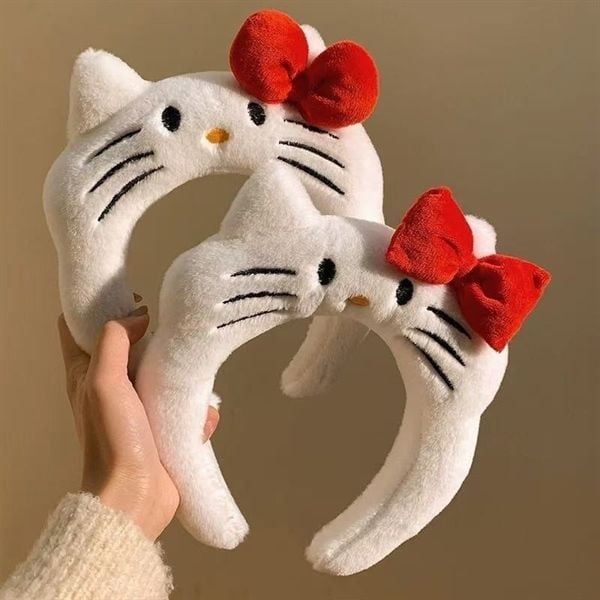  Bờm Hello Kitty bông 