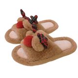  Dép lông hở mũi tuần lộc 