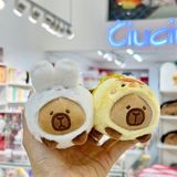  Móc khoá Capybara cosplay thú tròn 