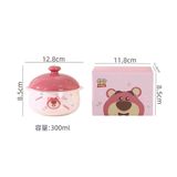  Bát kèm nắp 2 quai Lotso 13cm 