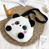  Túi panda lông tròn 