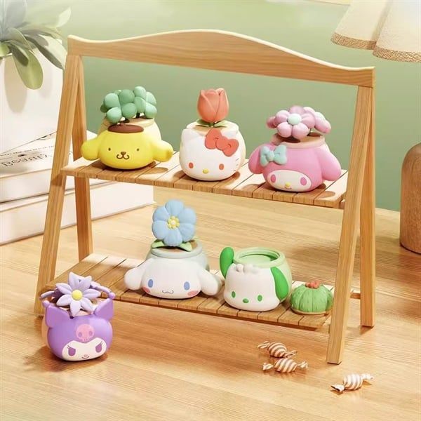  Mô hình Sanrio chậu cây 