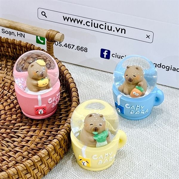  Quả cầu đèn Capybara cốc 7cm 
