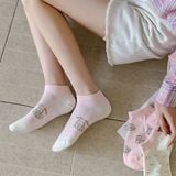  Tất Mian Yuhe lưới mèo hồng 