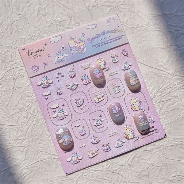  Sticker dán móng Tomoni Sanrio 