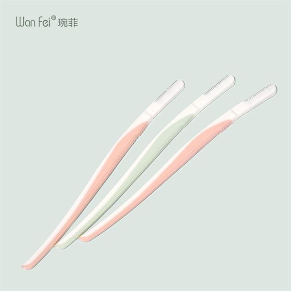  Set 3 dao cạo lông mày lưỡi dài Trikeel 