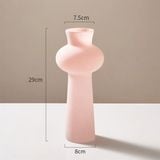  Lọ hoa thuỷ tinh cổ bầu đế cao 29cm 