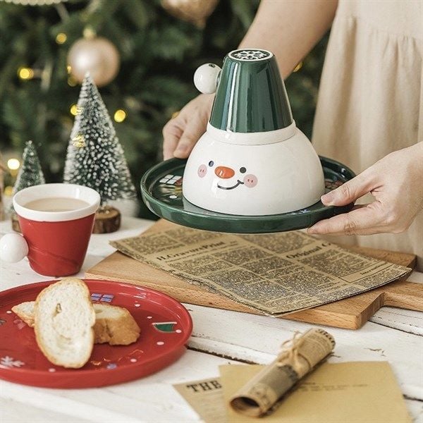  Set đồ sứ 3 chi tiết Giáng Sinh 