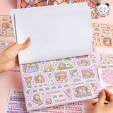  Sổ sticker Telado kẹo ngọt tím 35 tờ 