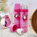  Bình giữ nhiệt quai silicon hình Lotso 500ml 