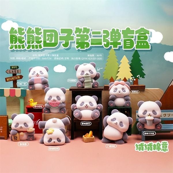  Hộp mù Panda Bear Doughboy Second Round 