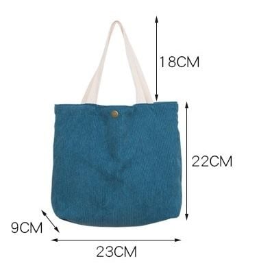  Túi nhung gân sọc mini 