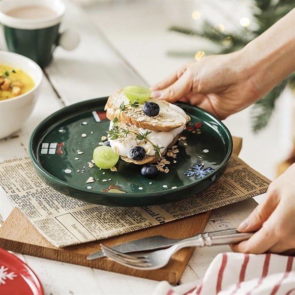  Set đồ sứ 3 chi tiết Giáng Sinh 