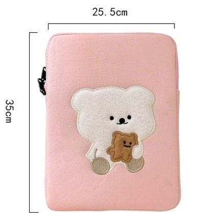  Túi đựng ipad / laptop gấu trắng bánh gấu 