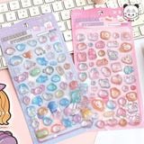  Sticker nổi giọt nước Telado thú dễ thương 