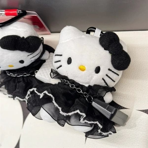  Móc khoá Hello Kitty bông váy xoè đeo túi 