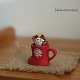  Mô hình mèo Zakka decor Giáng Sinh 