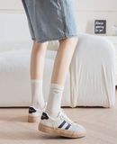  Tất PSA lưới thoáng tone trắng ghi 