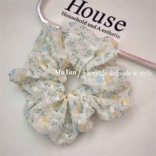  Scrunchies hoa nhí vintage 