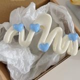  Kẹp càng cua uốn kem trái tim 