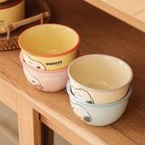  Bát sứ Snoopy viền màu 11.7cm 