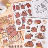  Sổ tô màu Capybara 