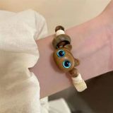  Vòng tay mèo mặt vân gỗ 