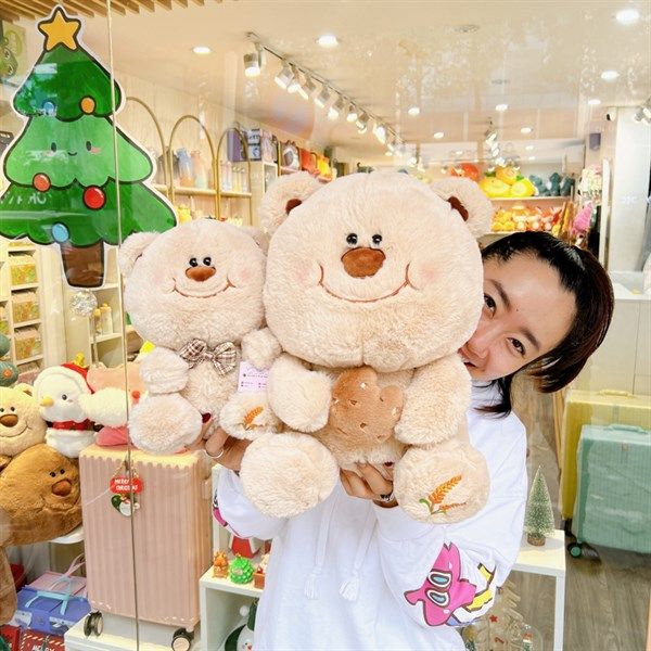  Gấu bông Teddy mặt tròn ngồi 