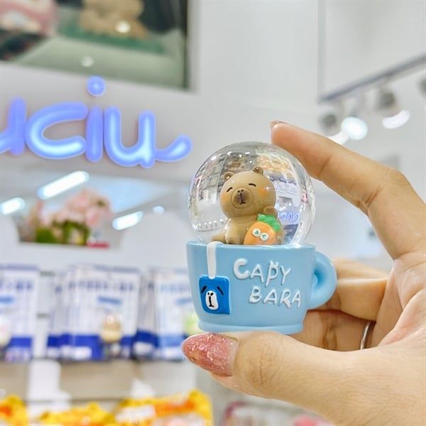  Quả cầu đèn Capybara cốc 7cm 