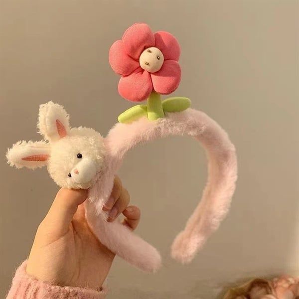  Bờm thỏ hoa bông hồng 